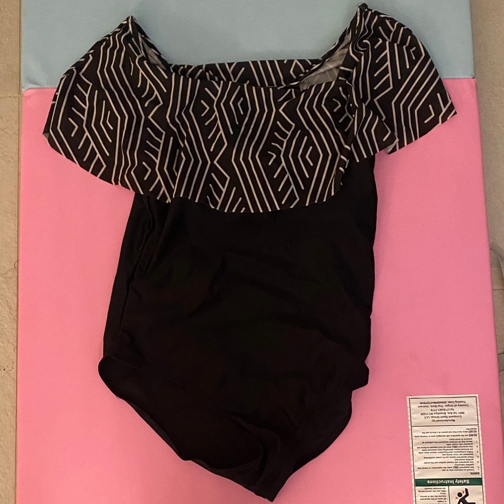 Trendy Boutique Monochrome Geometric One Piece
